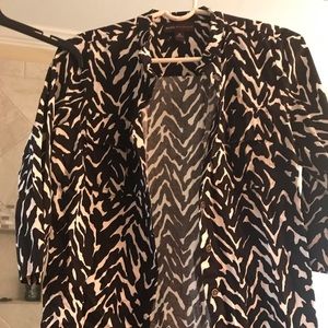 Black and white blazer style jacket